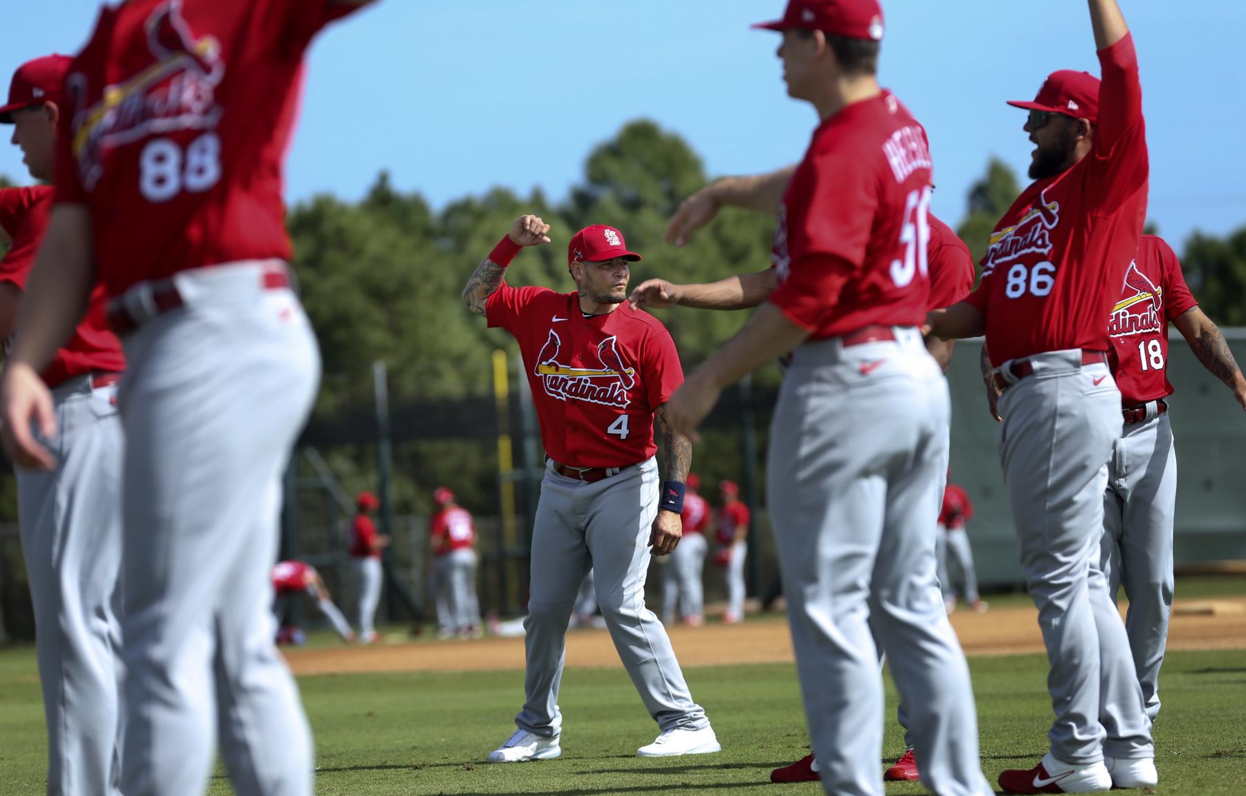 First official workout of Cardinals spring training